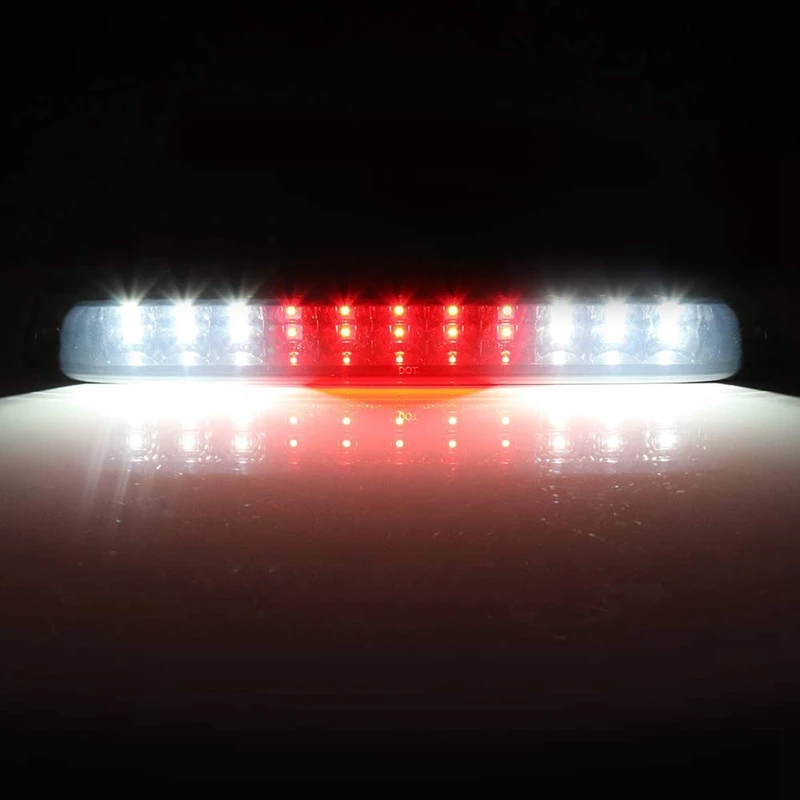 Высокий тормозной светильник светодиодный 3-й с прозрачными линзами задний на