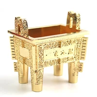 jinhao noble golden metal fountain pen case display stand holder roller pen pencil case pen bag 3d embossed ancient collection