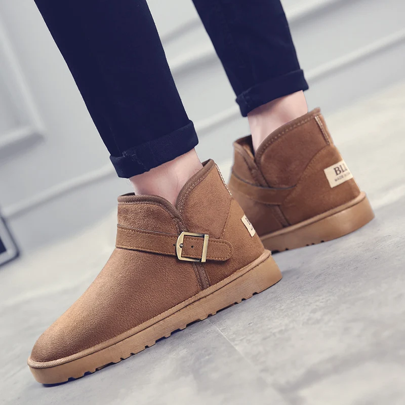 Женские зимние кроссовки размера плюс 36 45 зимняя обувь плюшевая теплая женские