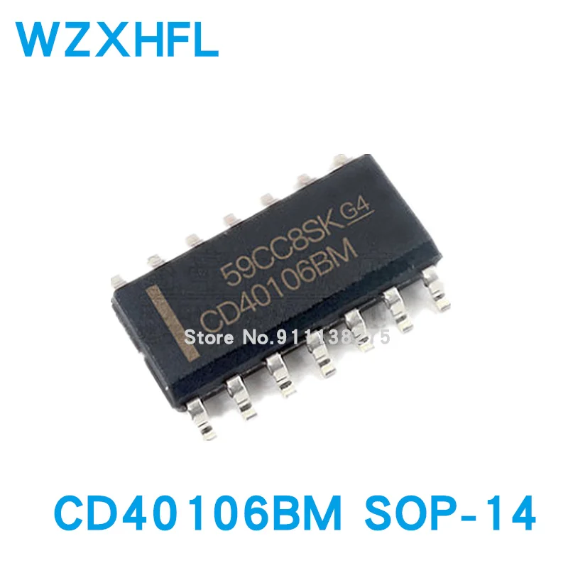 

10 шт. CD40106 SOP14 CD40106BM SOP-14 CD40106BM96 SOP HEF40106BT SOIC14 HEF40106 SOIC-14 40106 SMD новый и оригинальный чипсет IC