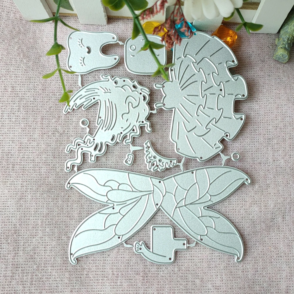 

New Wings girls teeth metal cutting die scrapbook for photo album paper diy gift card decoration embossed dice