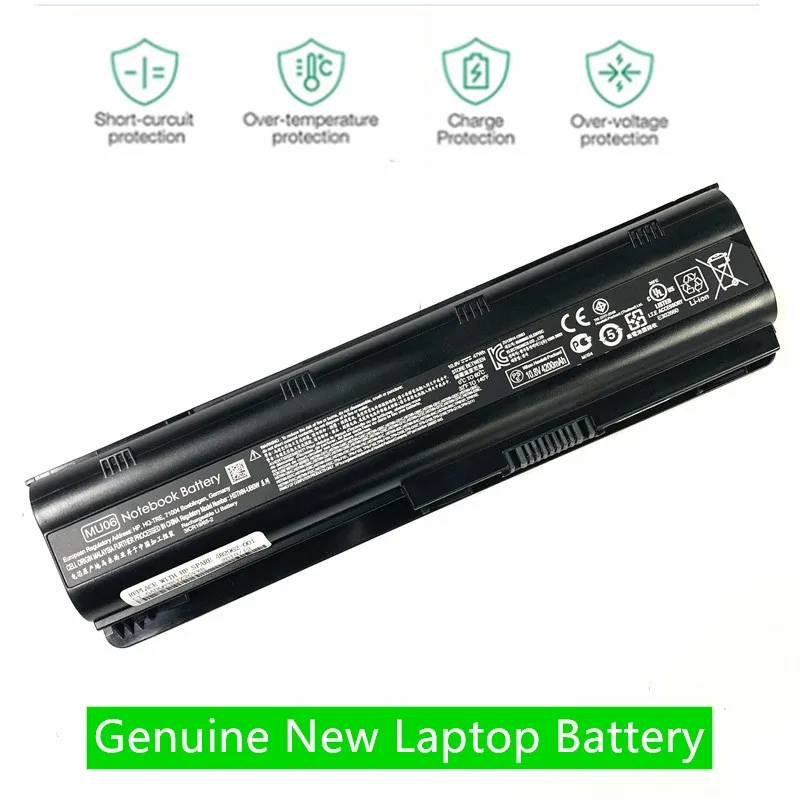 Аккумулятор для ноутбука HP Pavilion MU06 CQ42 CQ32 G42 CQ43 G32 DV6 G4 G6 G7 593553-001 | Компьютеры и офис