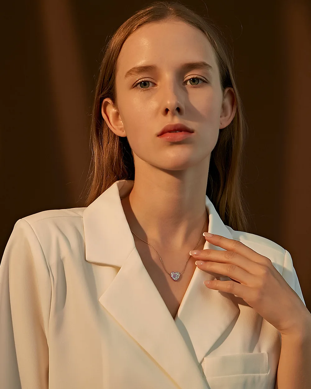 Ожерелье-цепочка для женщин с подвеской в виде бабочки