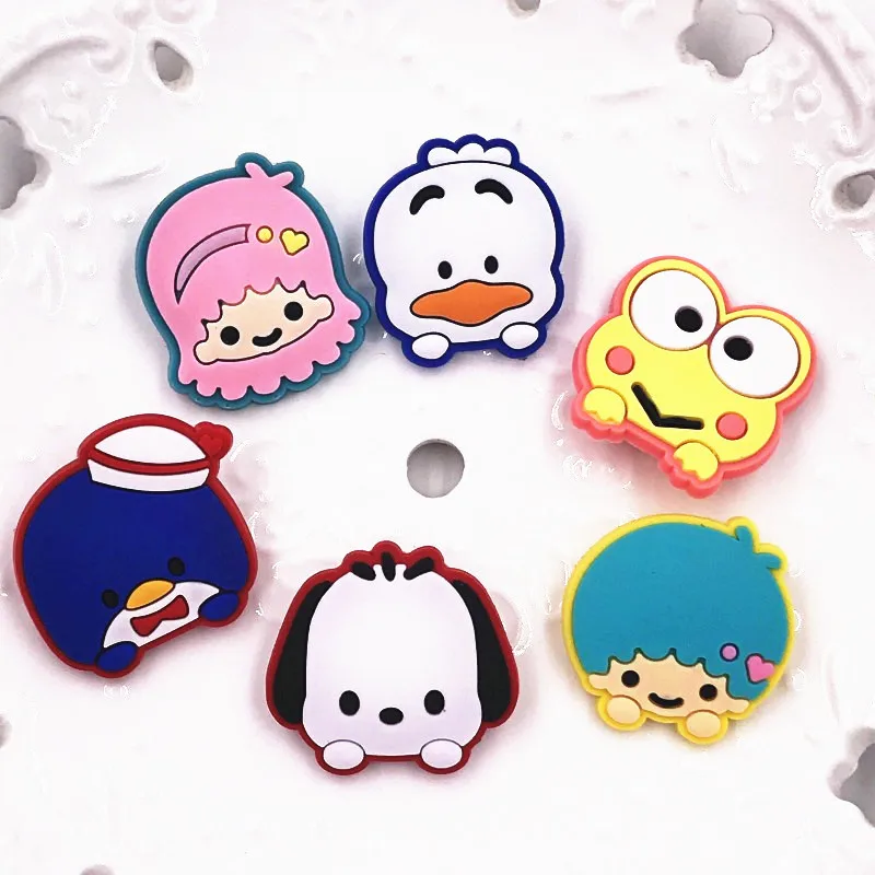 6 шт Мультяшные Силиконовые Мягкие Броши оптом значки для значков животных Новое