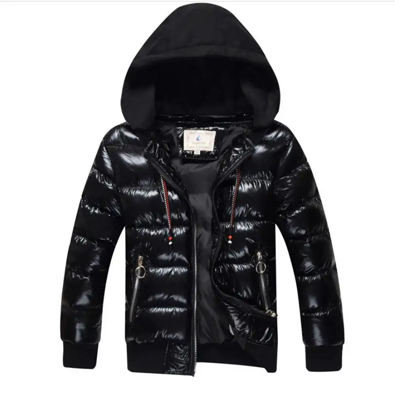 Зимняя куртка для мальчиков с хлопковой подкладкой детская зимняя капюшоном