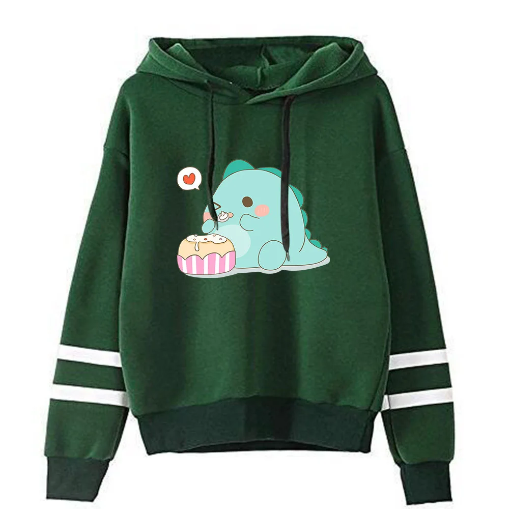 

2021 Cute DINDSAUR Hoodie For Men Women long Sleeve Sweatshirts Harajuku Streetwear Sunset Curve Clothes