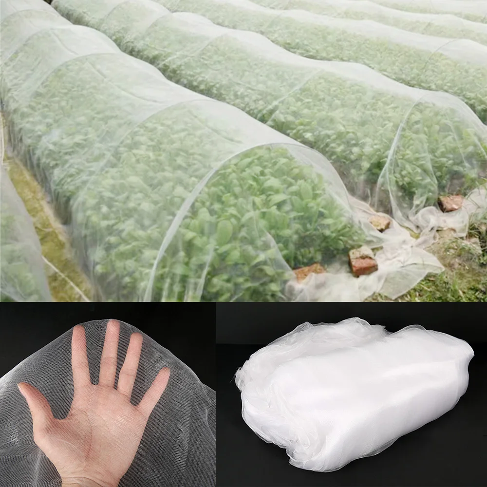 

10M 60Mesh Insect Control Net Garden Vegetables Car Netting Bag Plant Cover Anti-bird Mesh Fruits Greenhouse Nets