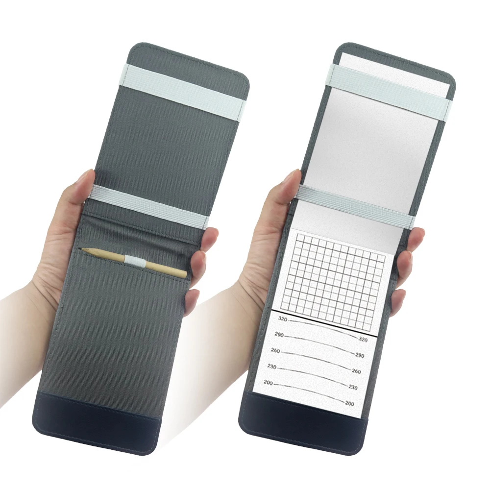 Чехол-книжка для игры в гольф с изображением Красного/синего черепа 6 3x4 дюйма |