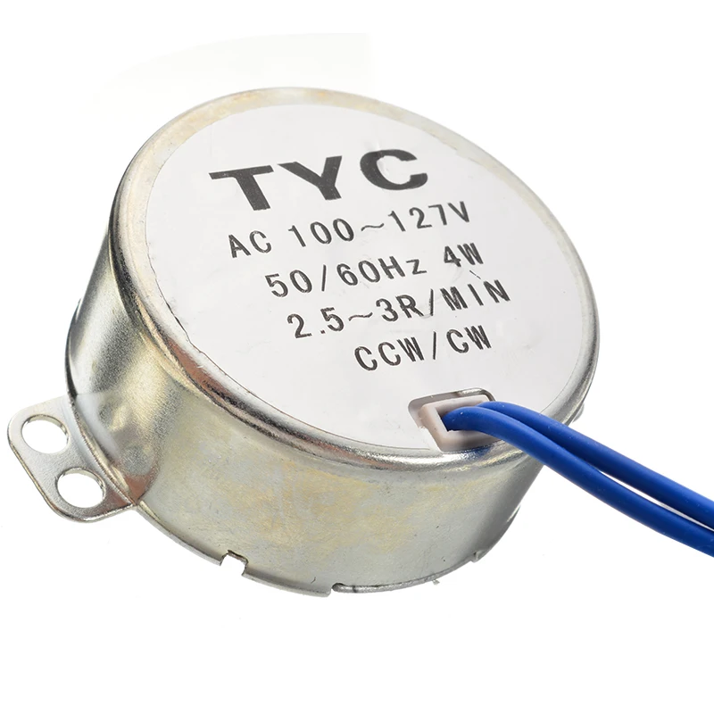 1 шт. Проигрыватель Синхронный двигатель CCW/CW направление 4W 50/60Hz 2 5 3 оборотах
