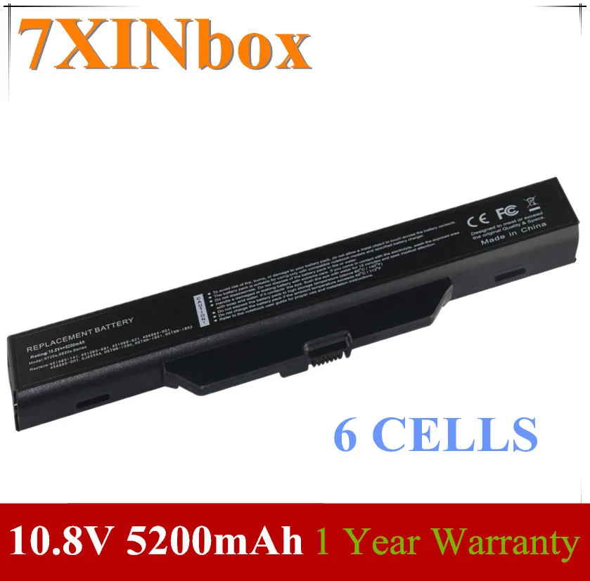 Батарея 7XINbox 10 8 V HSTNN LB51 для HP Compaq 510 511 610 615 550 6720 s/CT 6730 6735s 6820s 6830s 451086 122|battery for hp|for