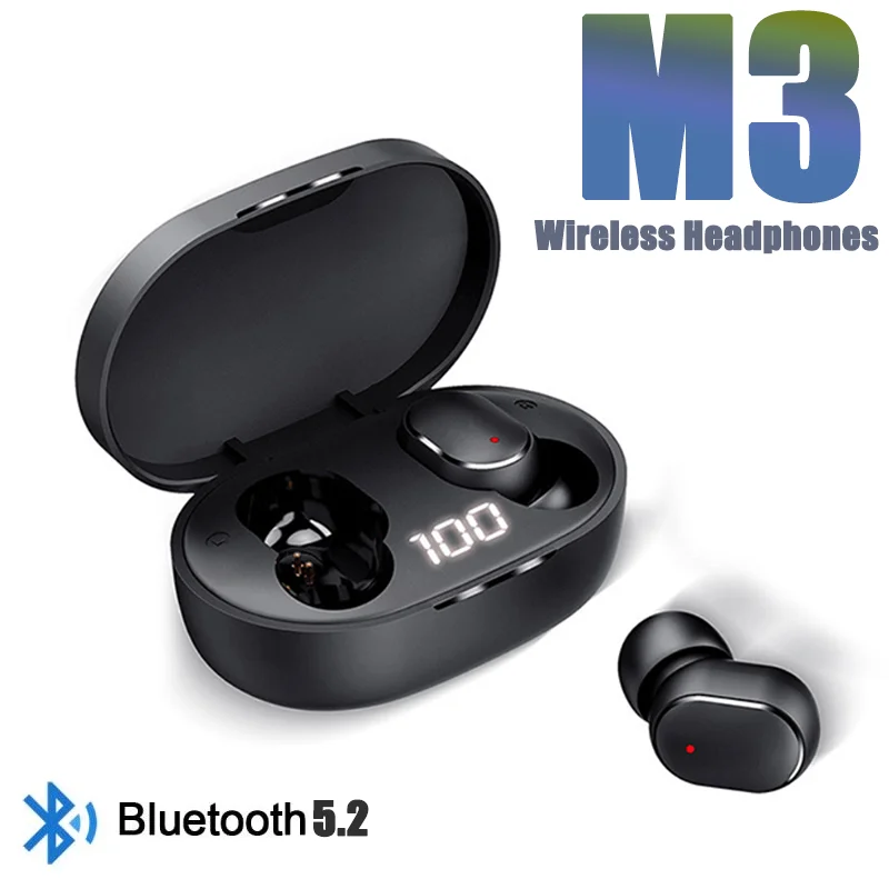 TWS-стереонаушники M3 с поддержкой Bluetooth 5 1 и зарядным футляром на 280 мА · ч |
