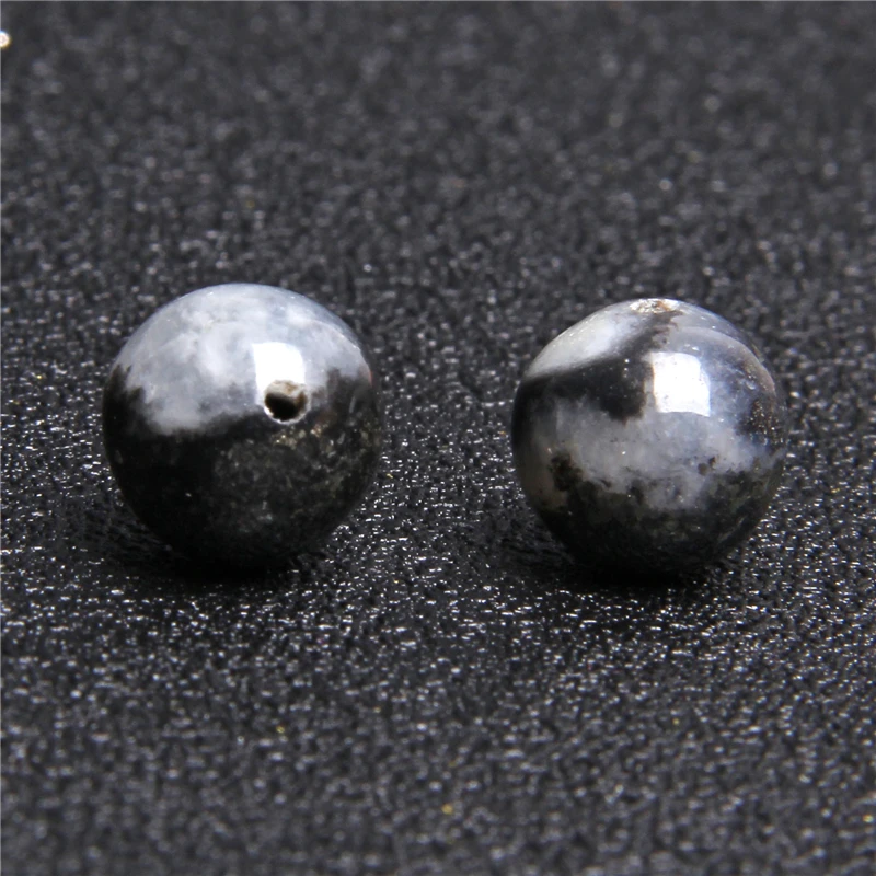 Black Swan Stone Beads Natural Round Loose 4 6 8 10 MM Fit Diy Fashion Jewelry Making Accessories Strand 15'' | Украшения и