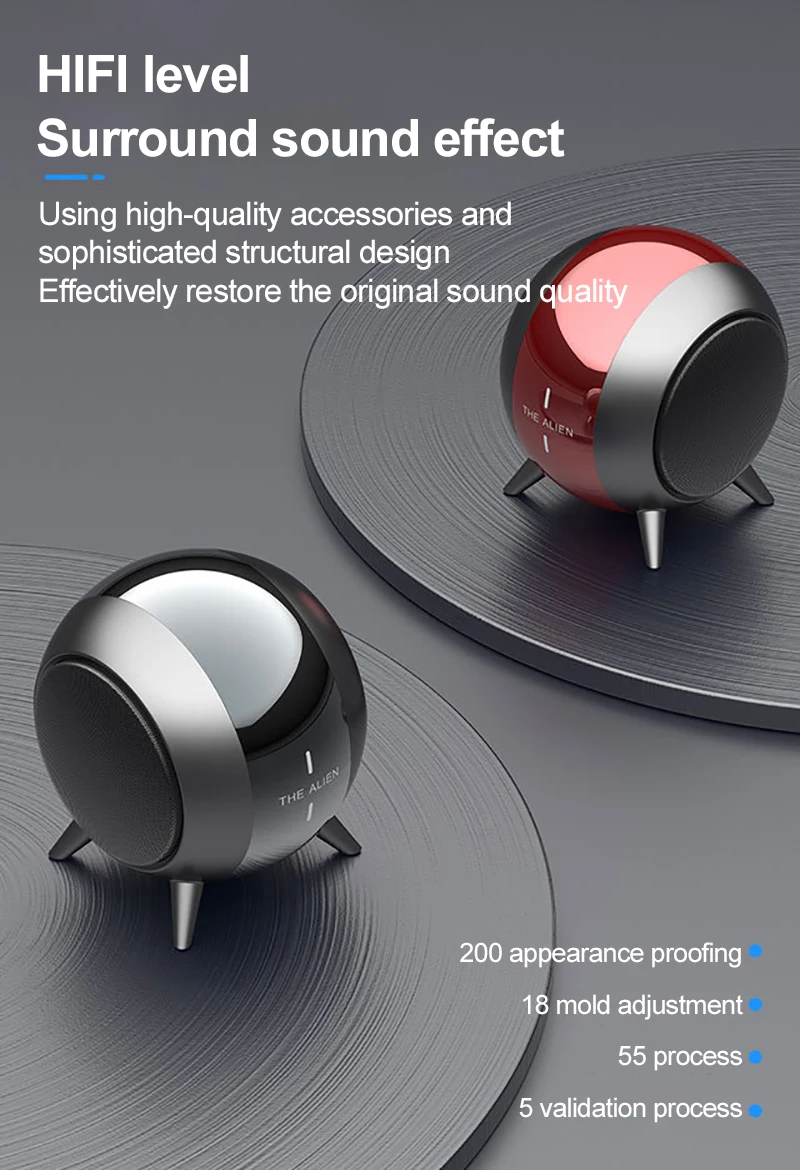 

TWS Portable Bluetooth Speaker Mini Wireless Loudspeaker Sound System 3D Stereo Music Outdoor Speaker With Holder