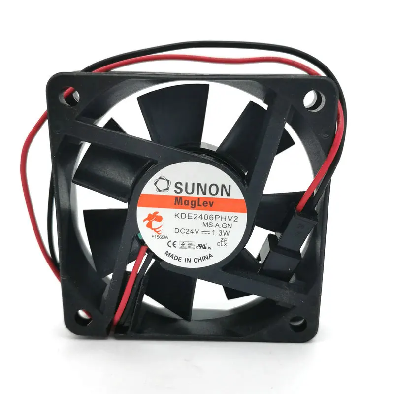 Для sunon 6 см KDE2406PHV2 6015 24 в 1 3 Вт охлаждающий вентилятор 60*60*15 мм HZDO|Кулеры и системы