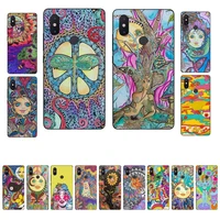 maiyaca indie hippie art phone case for xiaomi mi 8 9 10 lite pro 9se 5 6 x max 2 3 mix2s f1