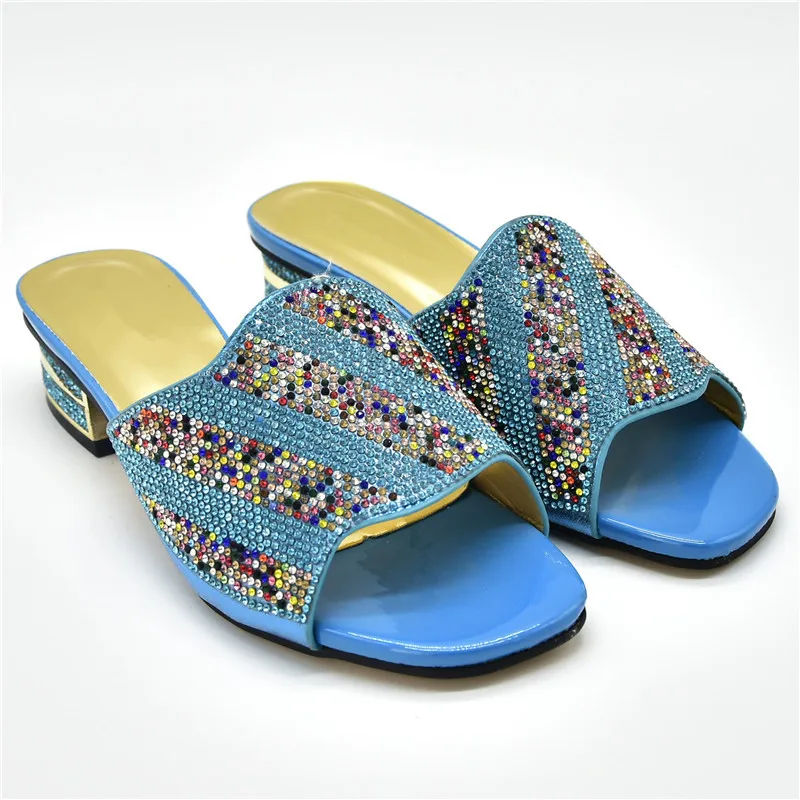 Специальное поступление Свадебные туфли фиолетового цвета в нигерийском стиле