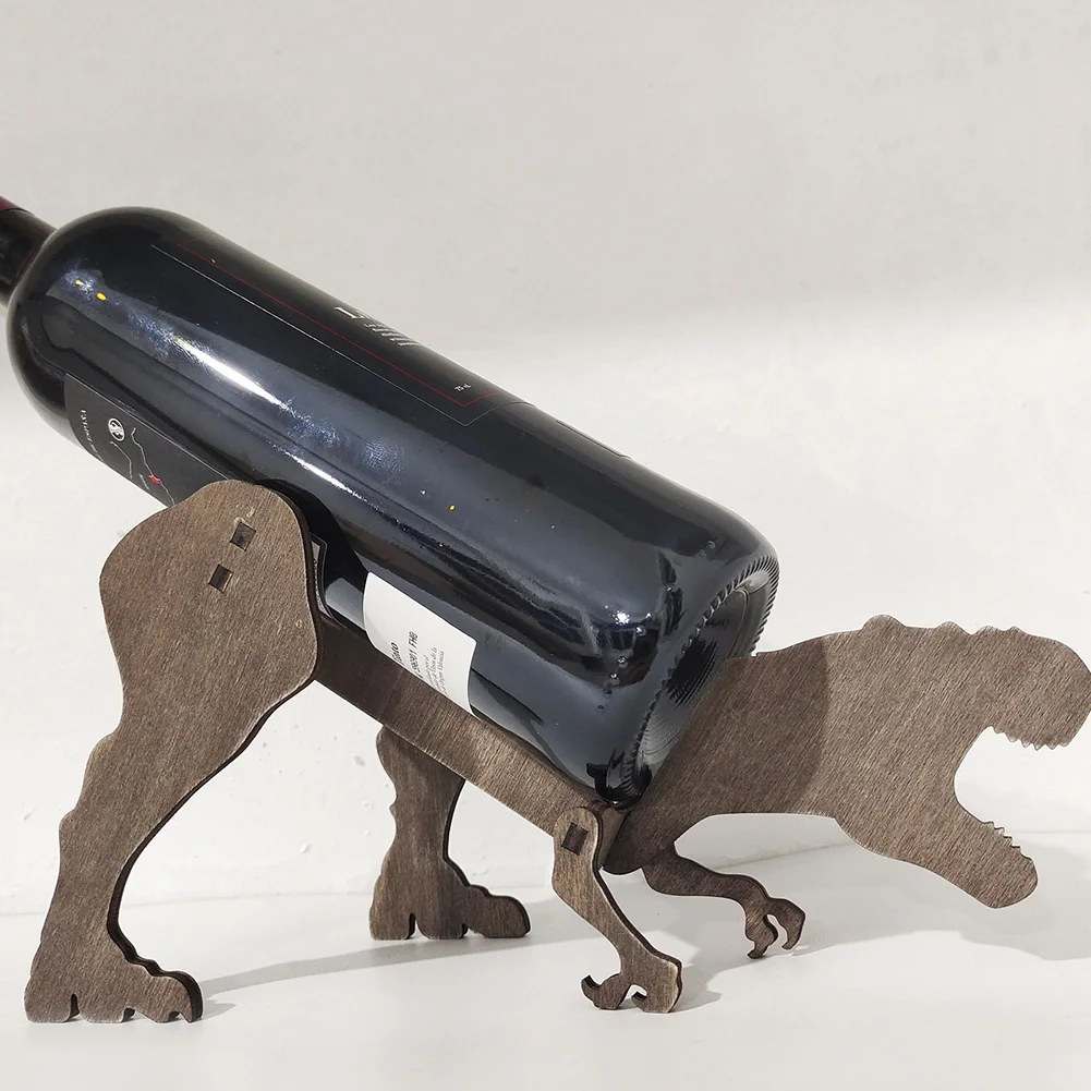 

Cabinet Wine Rack Wedding Wooden Beast Home Decor Cocktail Holder Party Display Bar Dining Table Practical Gift Beer Bottle