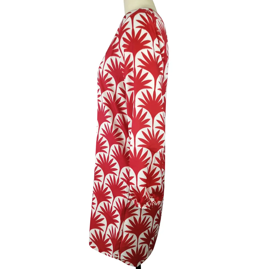 Летнее женское цветочное Хлопковое платье в стиле бохо новинка 2019 весна-осень