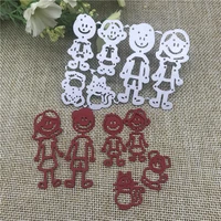 new family members craft metal cutting dies stencils for diy scrapbooking decorative embossing handcraft die cutting template