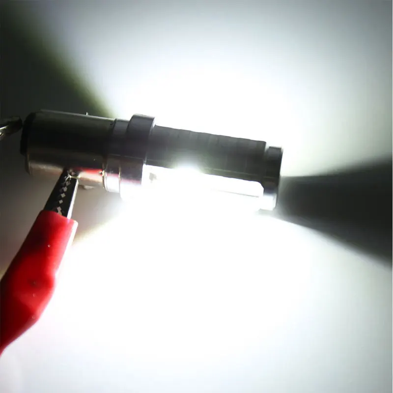 RXZ BA20D Motorcycle Led Scooter Bulb H6 Ba20d 6000k Light ATV Moto Motorbike Accessories Fog Lamp For Suzuki Honda etc |