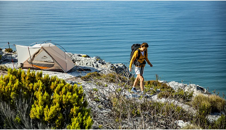 Naturehike серии VIK сверхлегкие непромокаемые однослойные уличные палатки 20D нейлоновые палатки для походов и путешествий