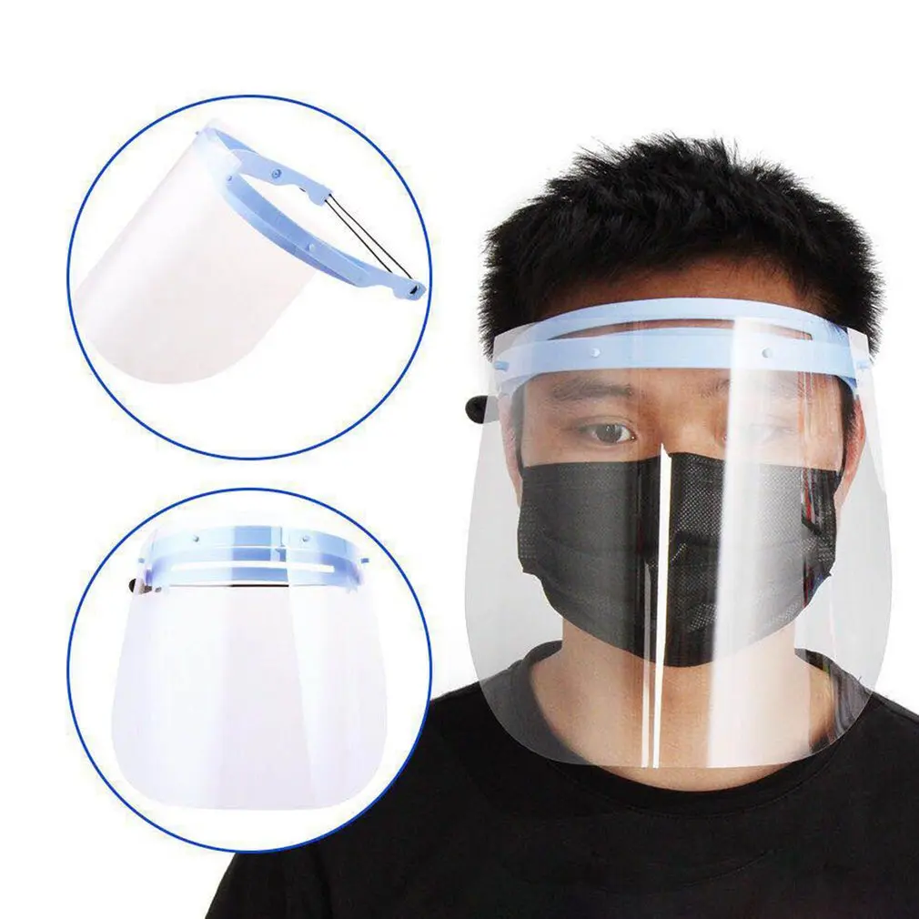 

Safety Face Shield Kitchen Cooking Double-sided Anti-fog Anti-oil Splash Clear Protective Mask Face Protection