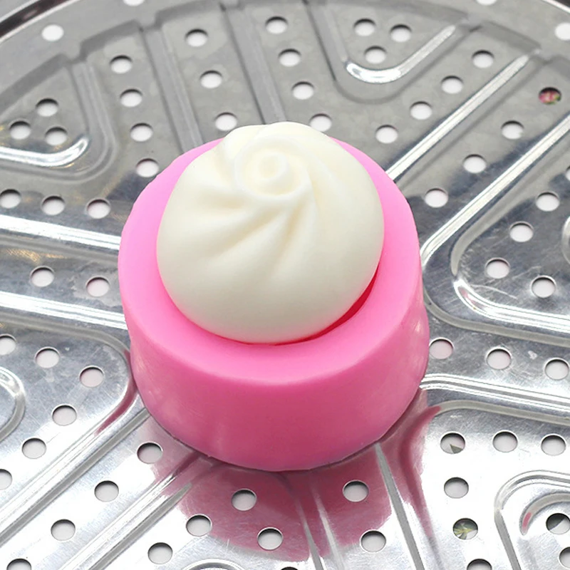 Высокая Китайская силиконовая форма Baozi инструмент для выпечки и пирожных