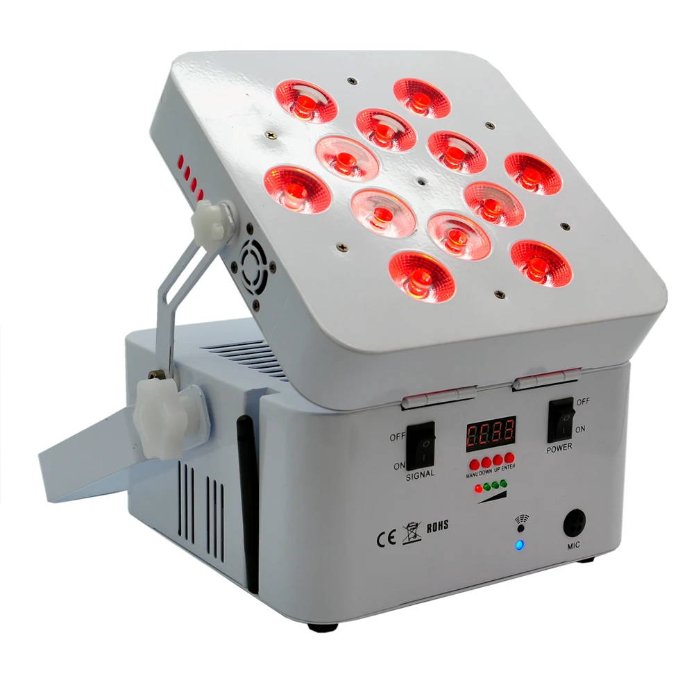 Guangzhou TIPTOP TP-G3038-6IN1 12x18 Вт RGBWA UV 6IN1 DJ светильник перезаряжаемый на батарейках
