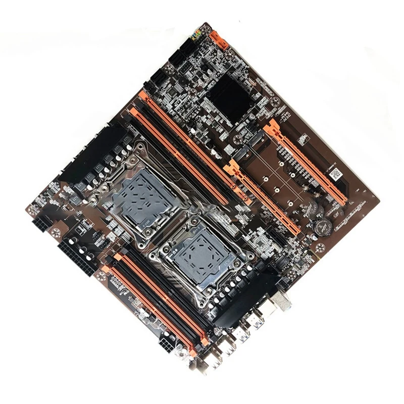 Материнская плата X99 Dual CPU LGA 2011 DDR4 RECC 2011-V3 V4 M.2 интерфейс SATA 3.0X6 материнская
