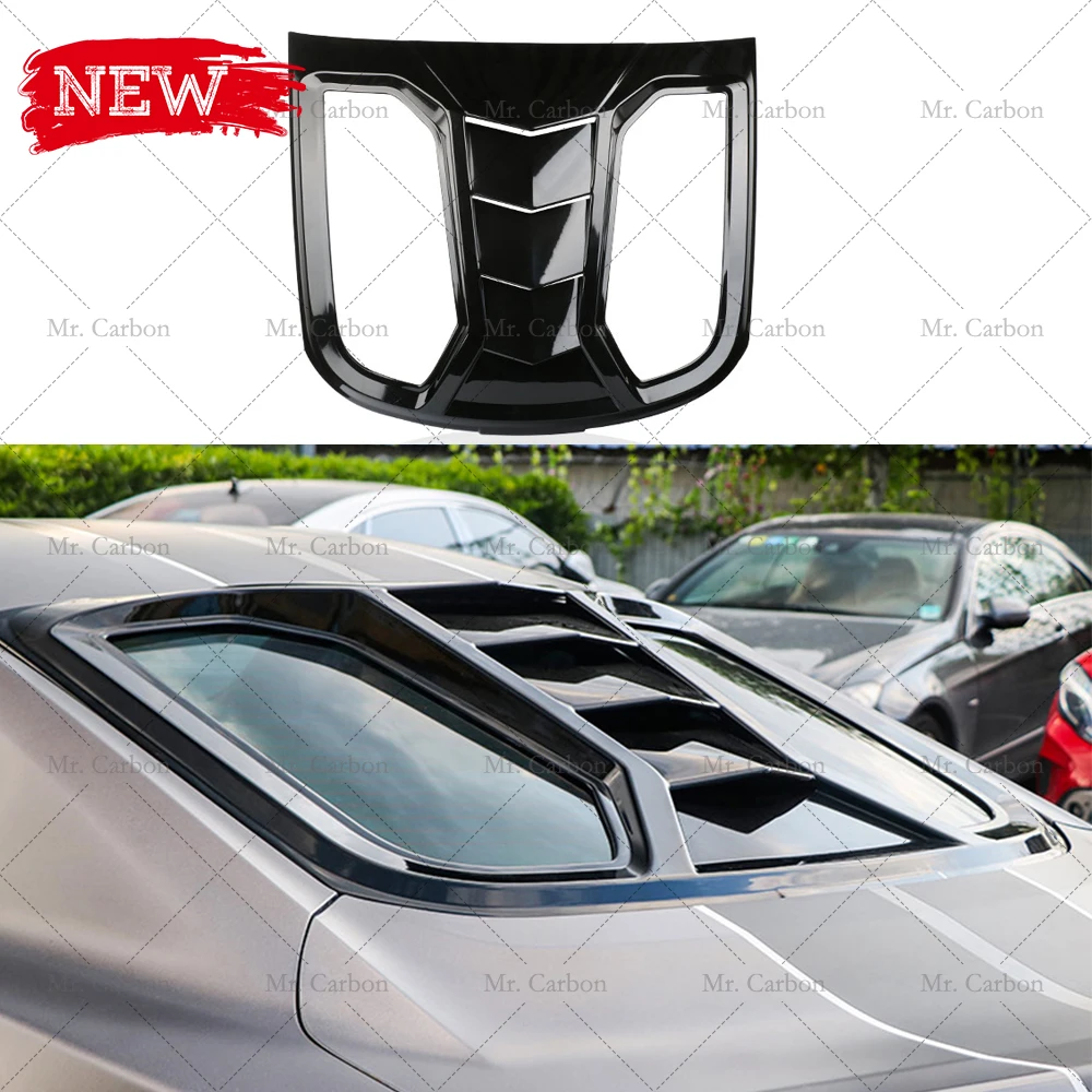 Для MUSTANG 2015 LAMBORGHINI-STYLE искусственные Углеродные волокна задние окна