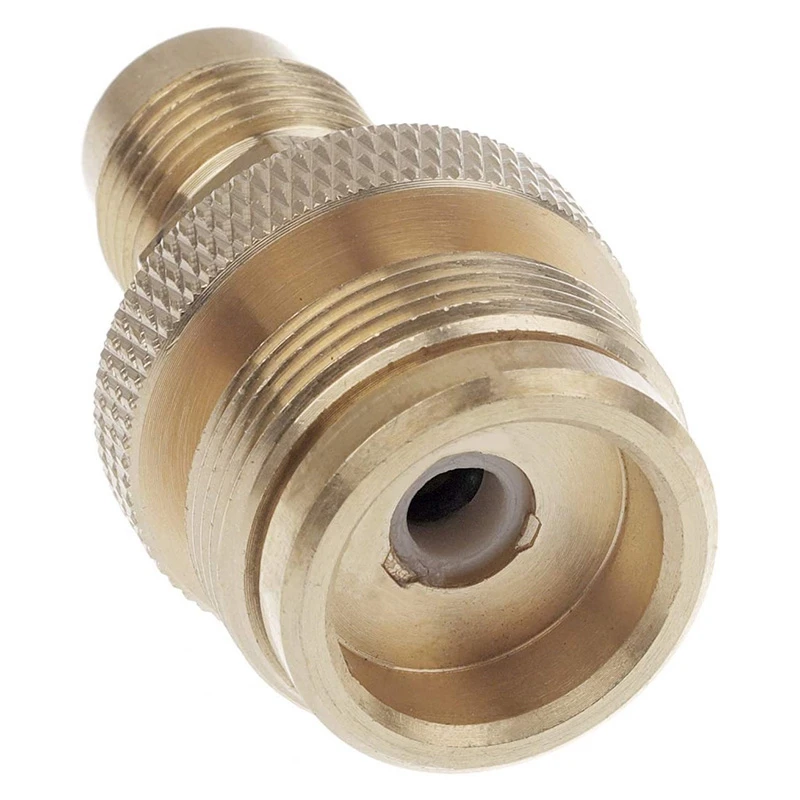1LB Portable Propane Regulator Adapter 1in-20 Male Throwaway Cylinder Thread to 3/8in Flare (5/8in-18UNF) Fitting | Обустройство дома