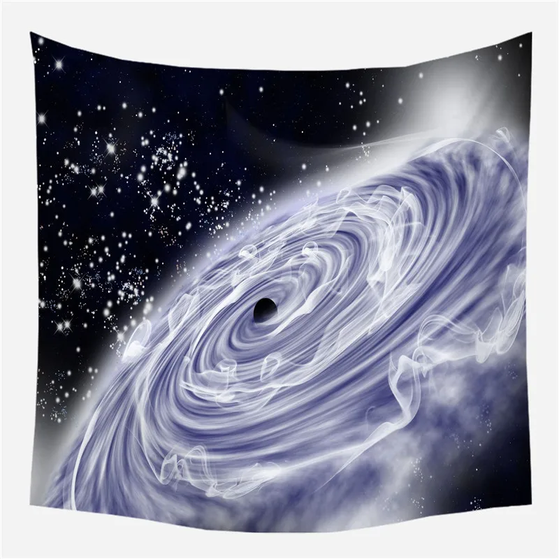 Настенный гобелен с 3D рисунком ночного звездного неба Вселенной пляжное