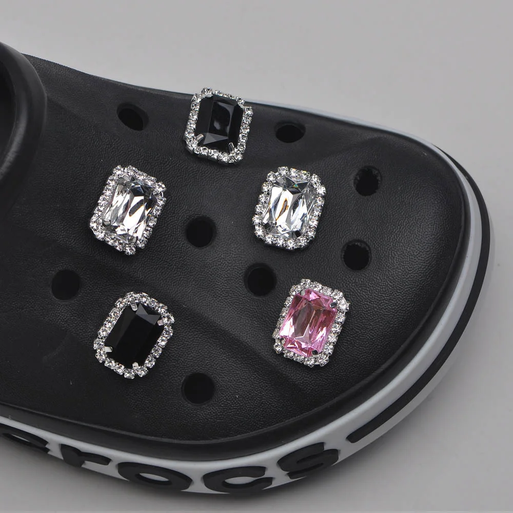 

Charms Crystal Crown Designer Metal Croc Accessories Clog Shoe Button Decoration Lovely Little Bear Charm for Croc Shoes