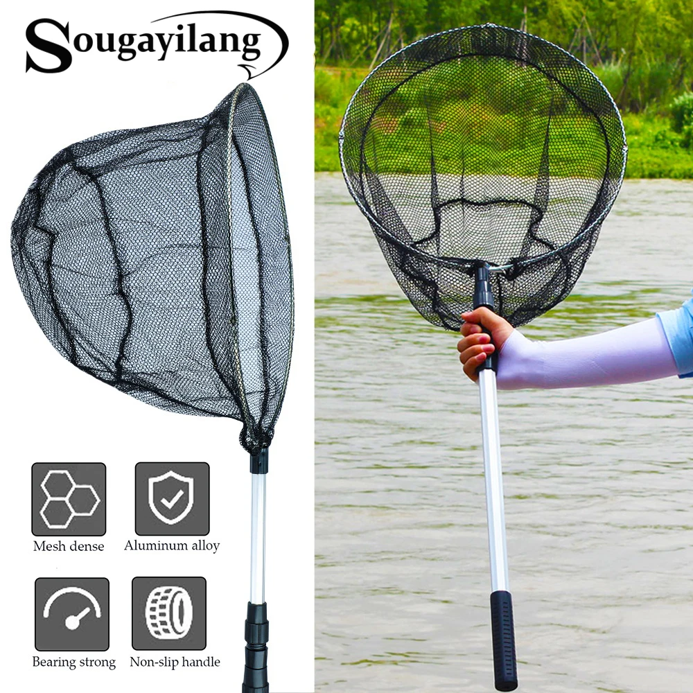 

Рыболовная сеть SOUGAYILANG, складная, телескопическая, 1,5 м/фута