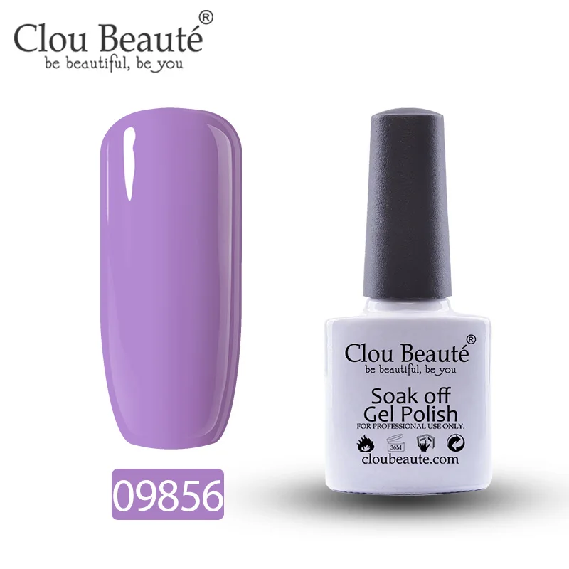 09856 Гель-лак для ногтей Clou Beaute 79 цветов полуперманентный замачивающийся лак для ногтей маникюрный УФ СВЕТОДИОДНЫЙ Цветной Гель-лак 10 мл серия Nude - Цвет: 09856