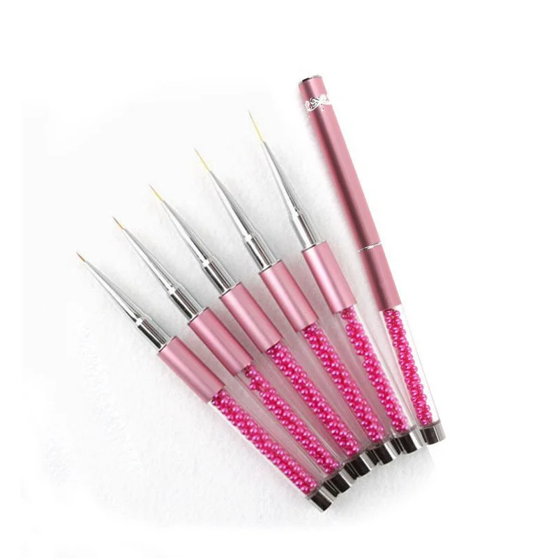 

Nail Tools, Flower Painting, Painted Drawing Pen, Chain Link Fence, Hook Line, Point Flower, Phototherapy Mink Hair Crystal Pen