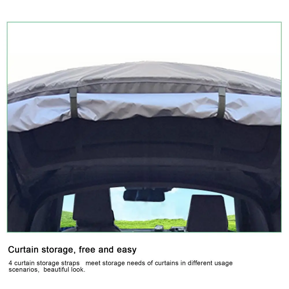 

Car Truck Tent Rainproof Sun Protection Portable For SUVs Camping Boot Car Rear Car Tent