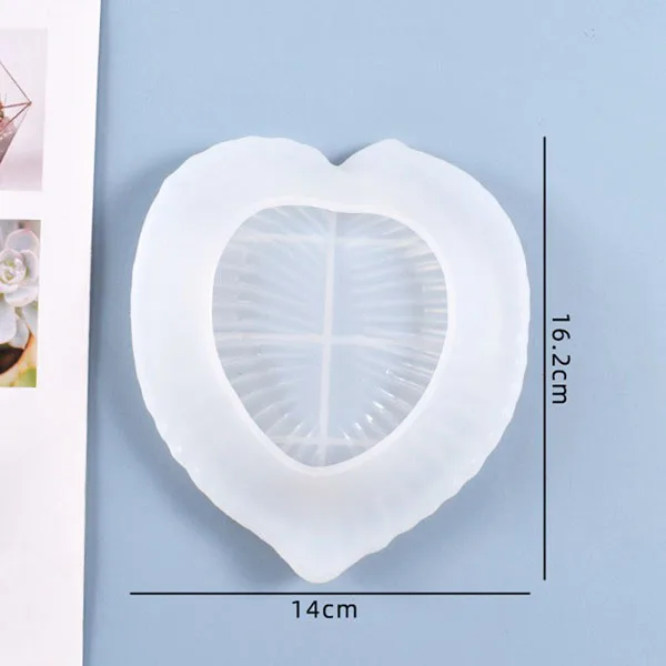 

14Pcs Leaf Disc Fruit Snack Storage Silicone Diy Crystal Glue Mold