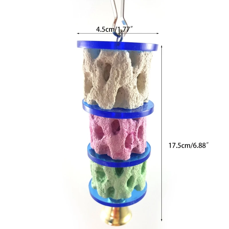 Одежда высшего качества птица кальция зубов и лечит игрушка Попугай Cockatiel Conur Mar