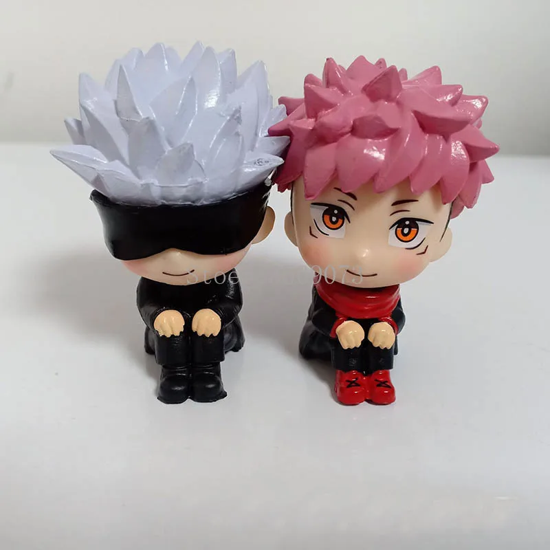 

Anime Jujutsu Kaisen Figure Gojo Satoru Itadori Yuji Action Figure Kugisaki Nobara Nanami Kento Figurine Model Doll Gift
