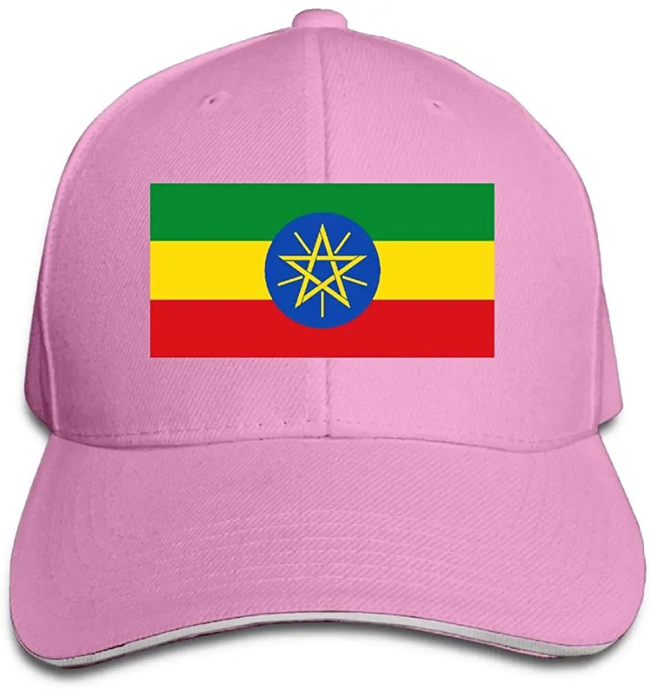 

The Ethiopian Flag Unisex Trucker Hats Dad Cap Baseball Hats Sandwich Hat