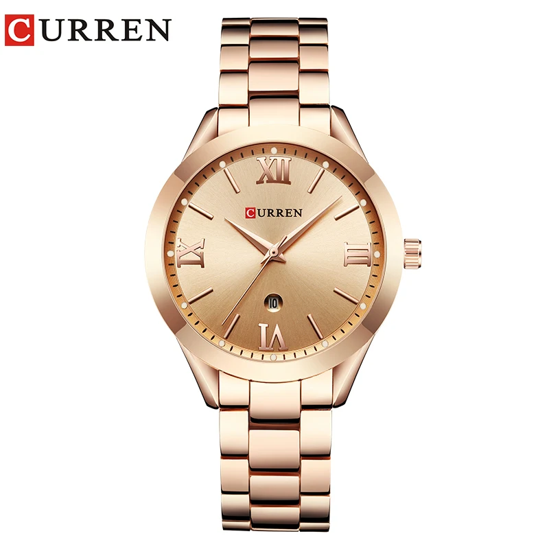 

CURREN Gold Watch Women Watches Ladies Creative Steel Women's Bracelet Watches Female Clock Relogio Feminino Montre Femme