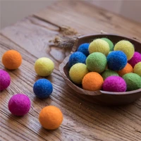 50pcslot toys for cats 3cm wool balls pet products felt balls for cats playing chewing rattle scratch felt balls cats toy