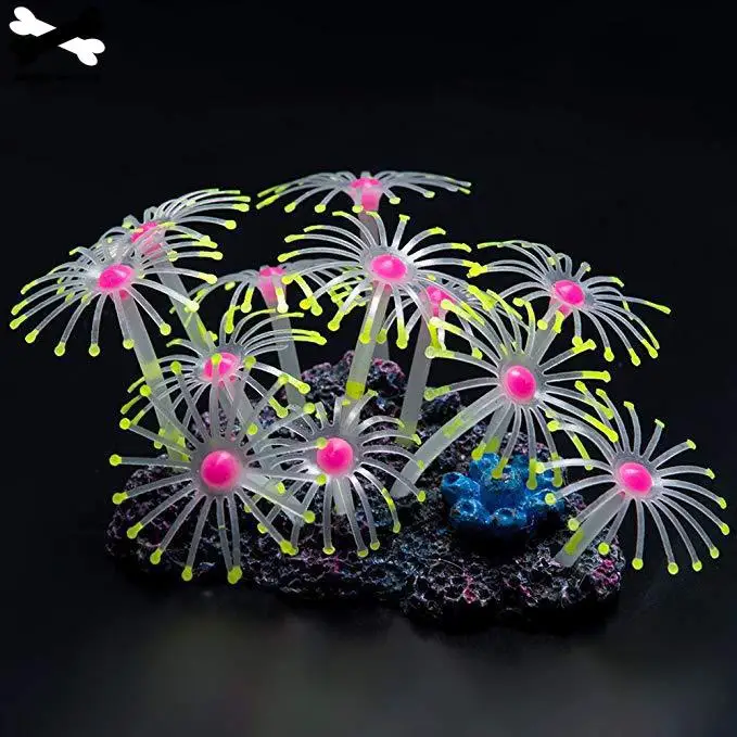 Имитация кораллового светящегося эффекта искусственное растение аквариумное