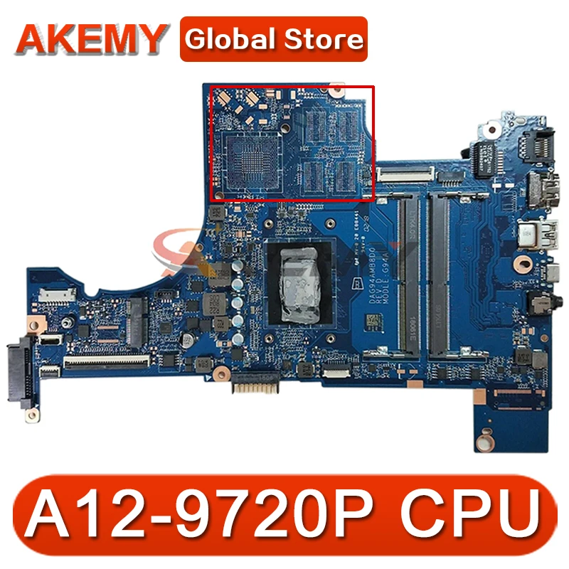 

Для струйного принтера HP Pavilion 15 или никель-кадмиевых материнская плата портативного компьютера с A12-9720P Процессор 926286-601 926286-001 аккумулятор б...