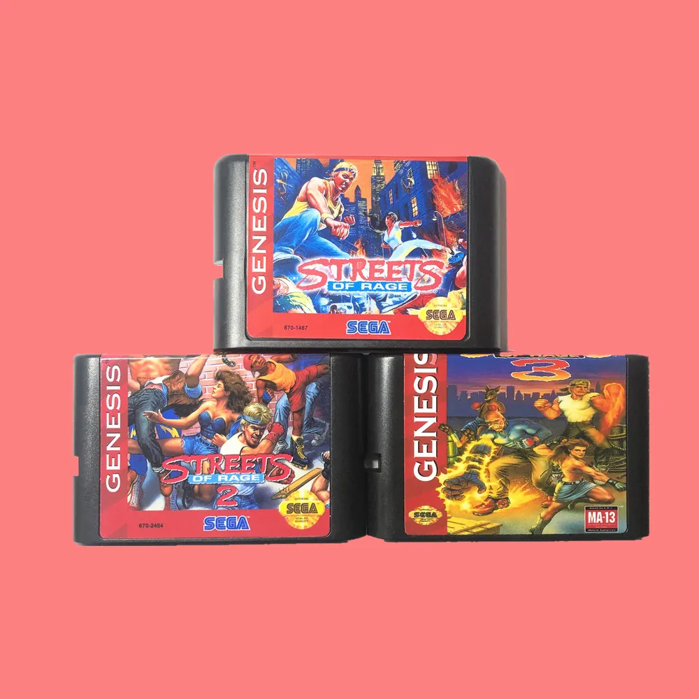 Серия Streets Of Rage для SEGA GENESIS Mega Drive 16-битный игровой Картридж PAL и NTSC Прямая поставка |