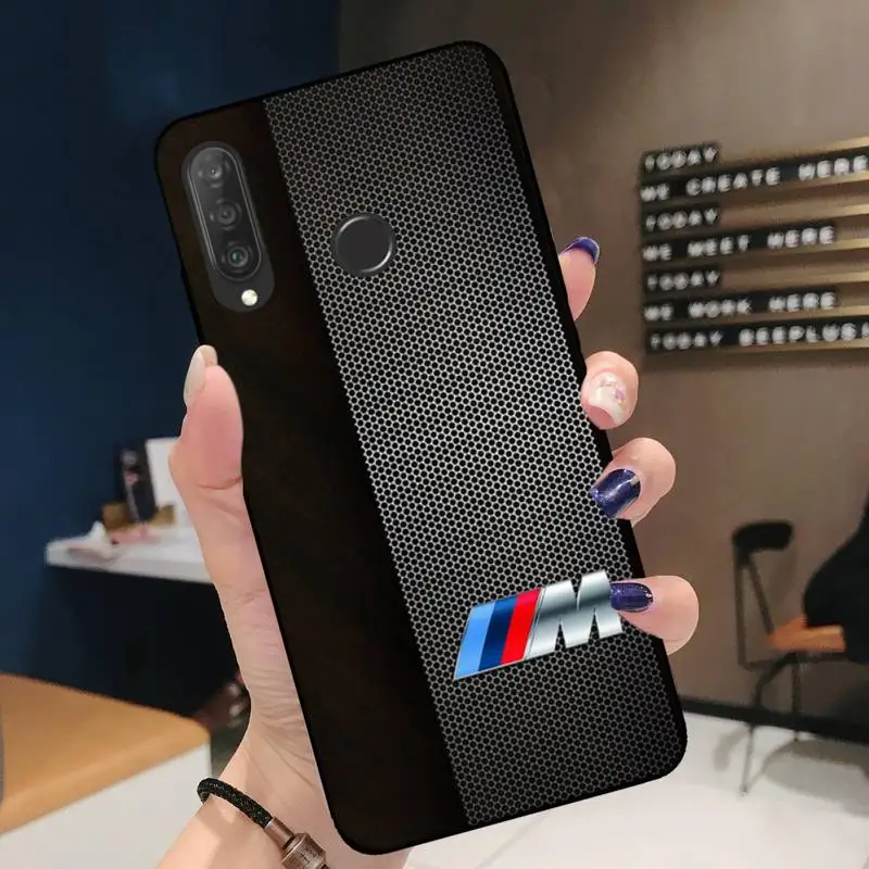 

Black tpu Phone Case For Huawei P20 30 40 Pro Mate 20 30 40 Pro Honor 9x 10 30lite Y62019 Soft Cover Bmw Blue Red Sport Car