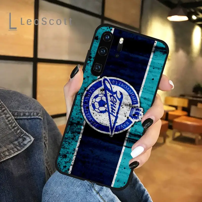 

blue art FC Zenit Saint phone case for Huawei honor Mate P 9 10 20 30 40 Pro 10i 7 8 a x Lite nova 5t