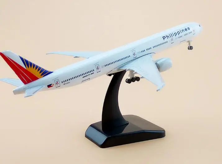 45 см Φ модель самолета Боинг 777 дыхательных путей авиакомпании Филиппины B777 300ER с