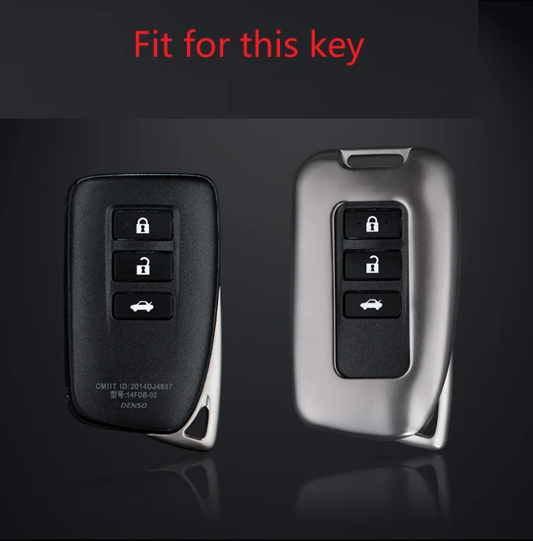 Чехол для автомобильного ключа из алюминиевого сплава Lexus RX200 ES200 ES250 ES300h NX200t GSI